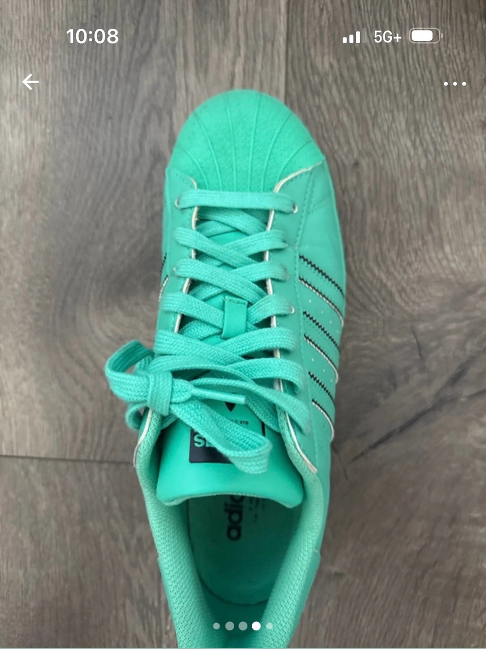 adidas Bright Teal Low-Top Sneaker